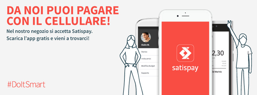 Con Satispay, paghi con il conto con il tuo cellulare